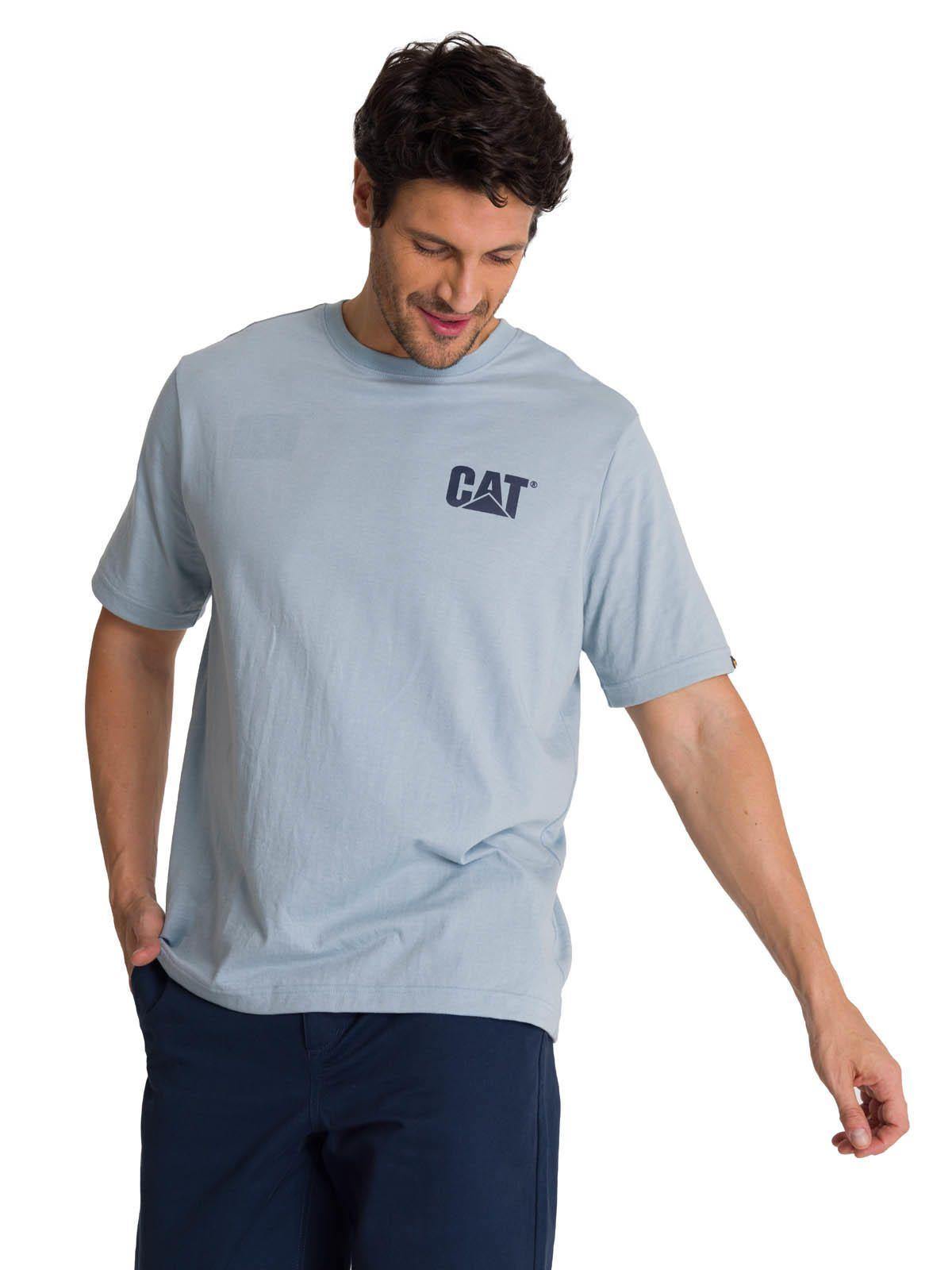 Polera Hombre Trademark Celeste-1