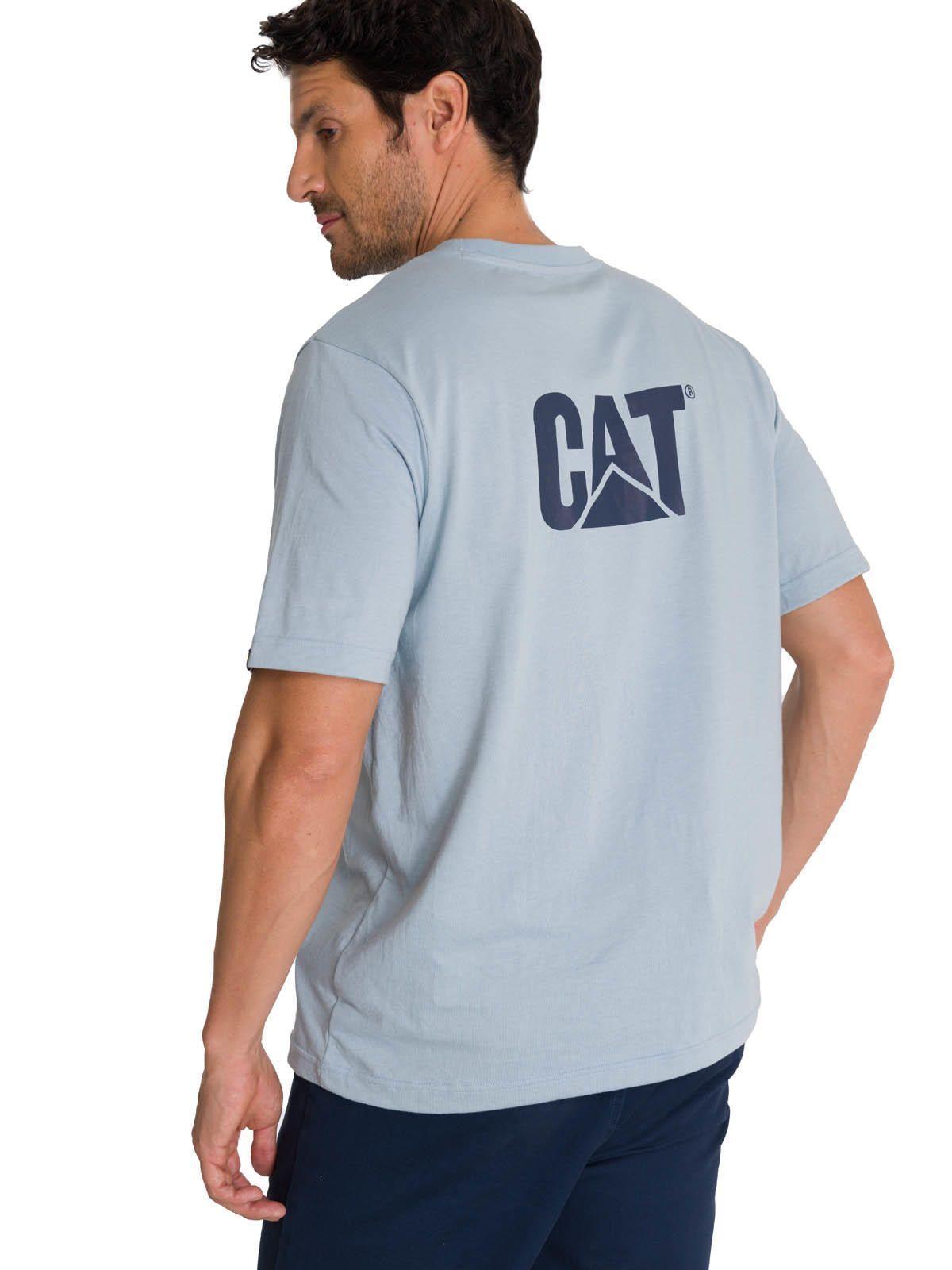 Polera Hombre Trademark Celeste-4