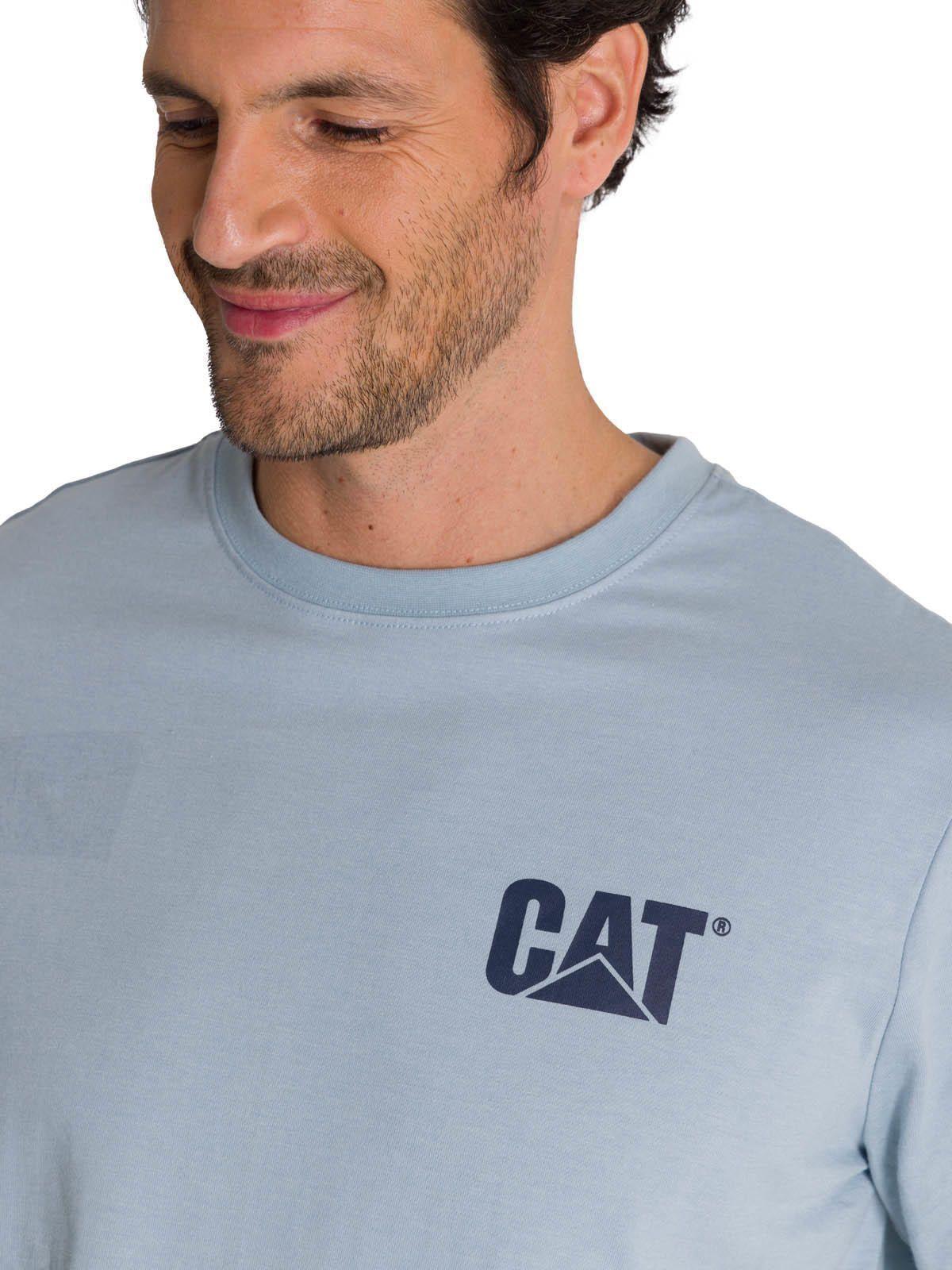 Polera Hombre Trademark Celeste-5