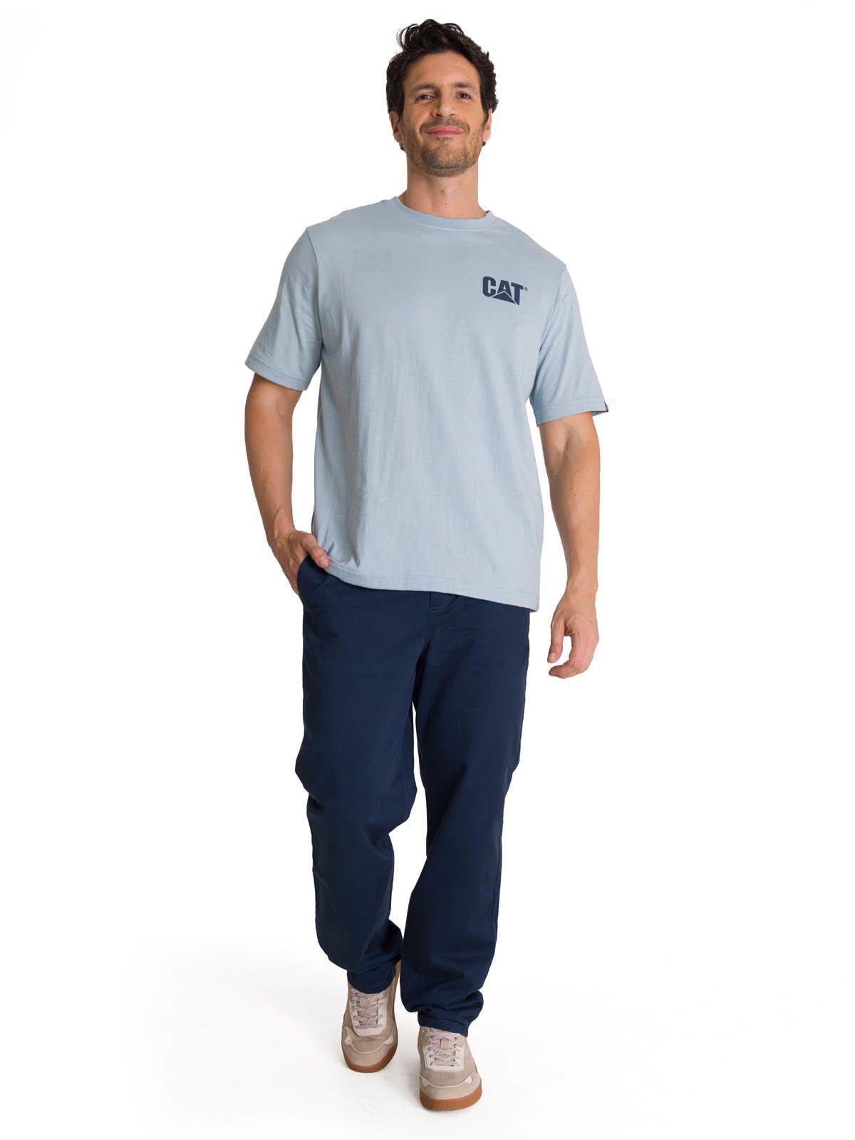 Polera Hombre Trademark Celeste-7
