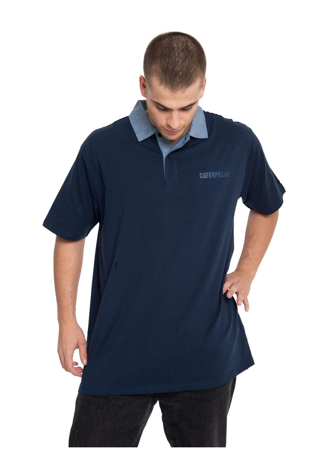Polera Polo Hombre Light Rugby Azul-0