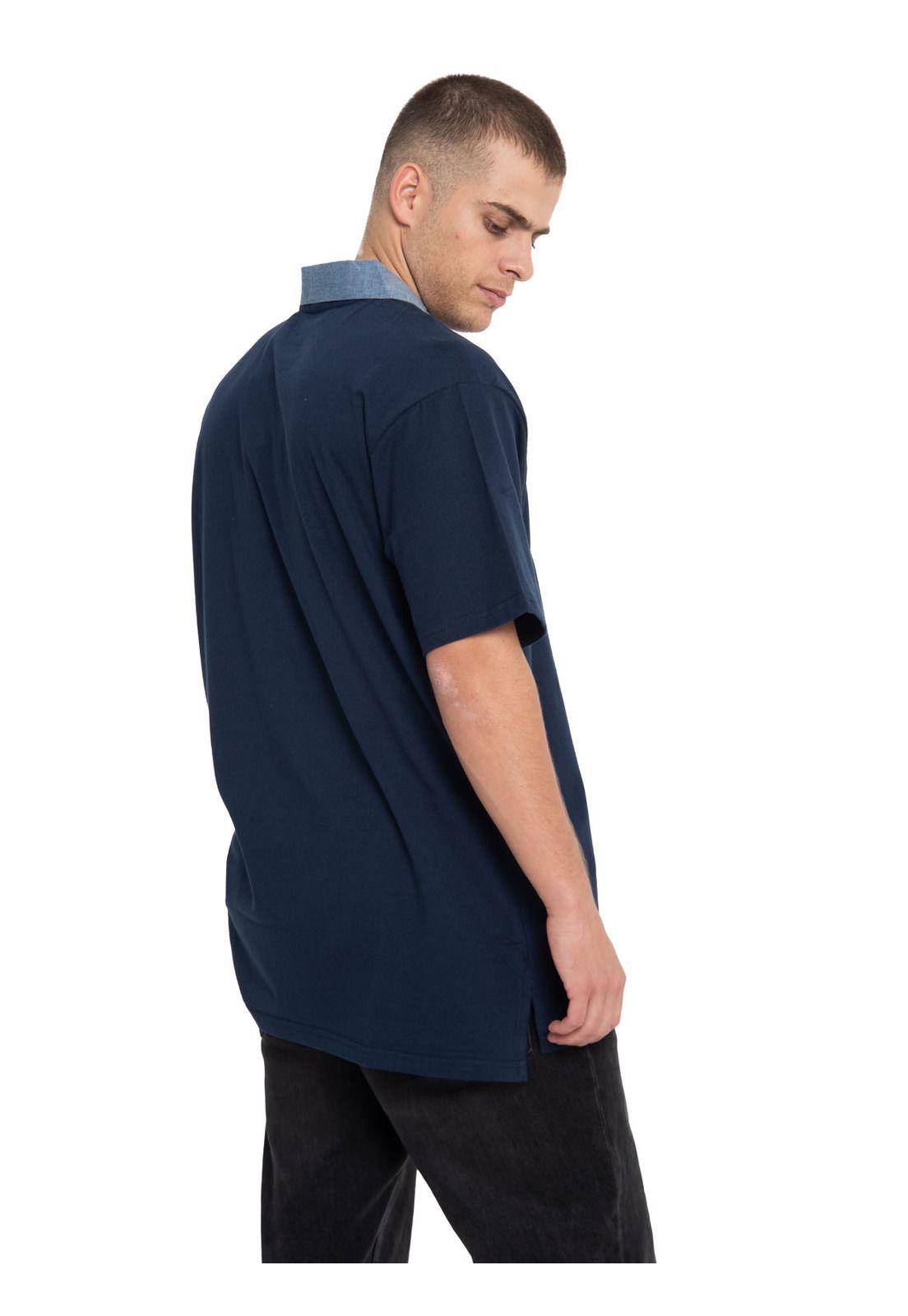Polera Polo Hombre Light Rugby Azul-3