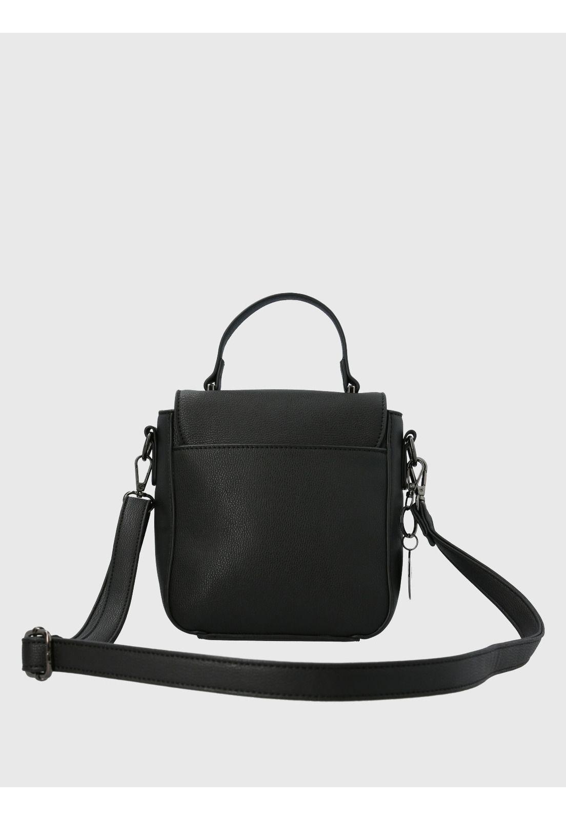 Cartera Textil Mujer Bennett Cross Negro-2