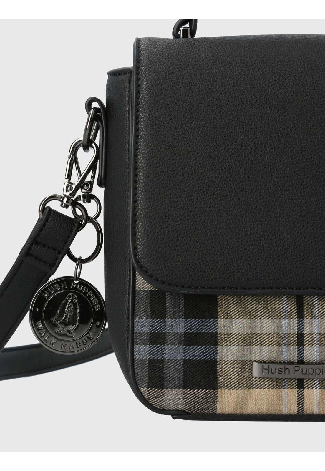 Cartera Textil Mujer Bennett Cross Negro-3