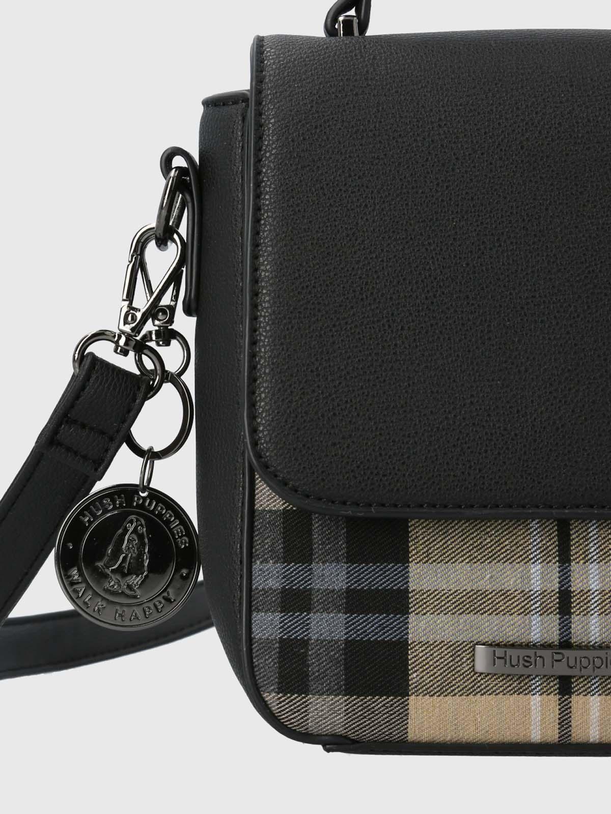 Cartera Textil Mujer Bennett Cross Negro-3