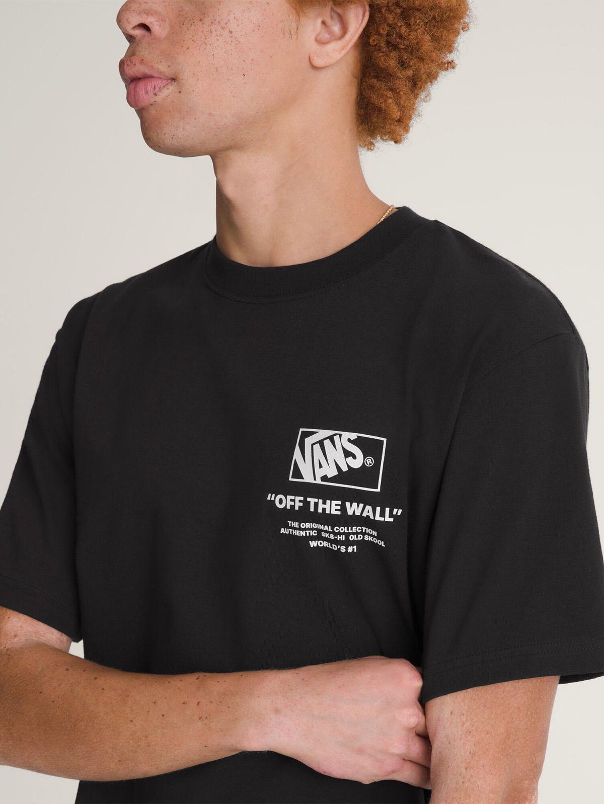 Polera M/C Hombre Stacked Hi Tee Negro-3