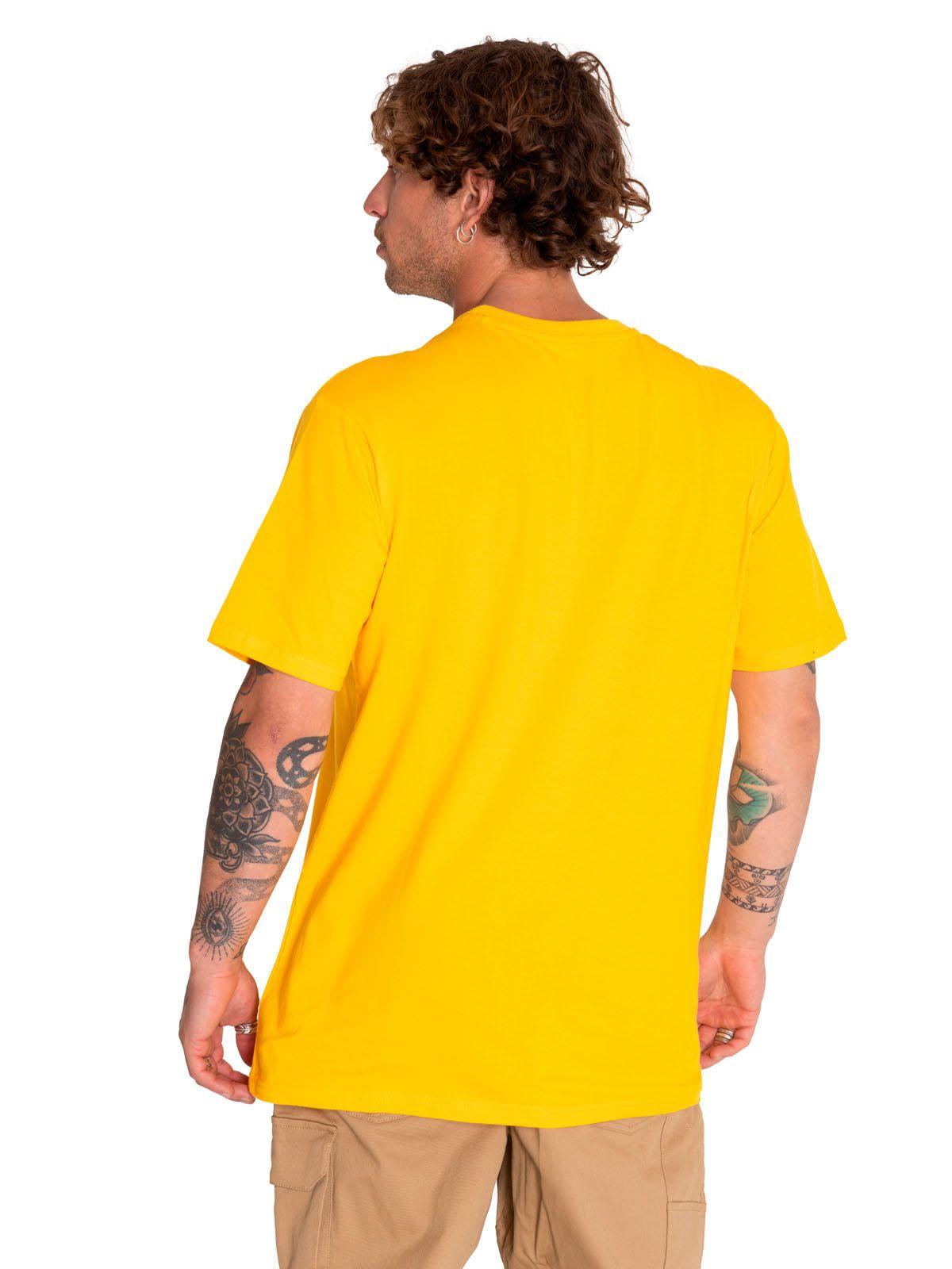 Polera Manga Corta Unisex Original Logo Amarillo-3