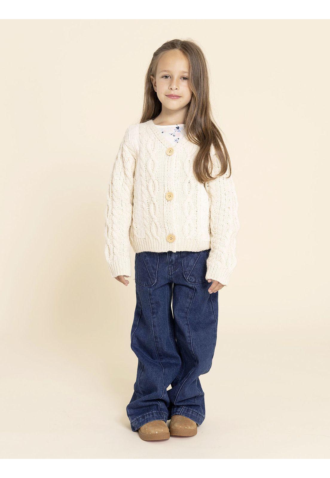 Chaleco Elena Niña Blanco-4