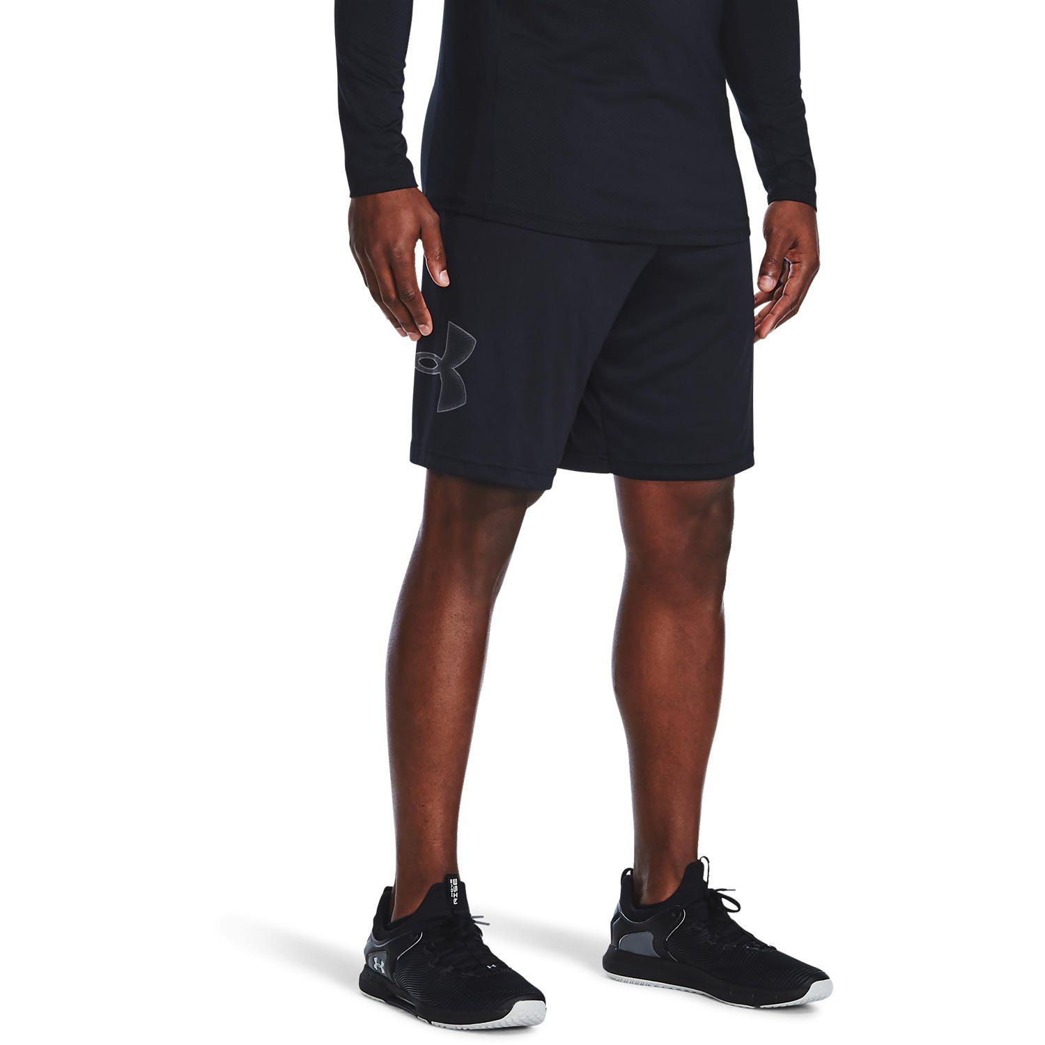 Shorts UA Tech™ Graphic para hombre Negro-0
