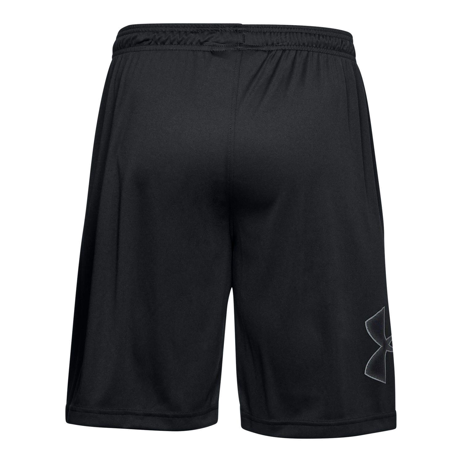 Shorts UA Tech™ Graphic para hombre Negro-1