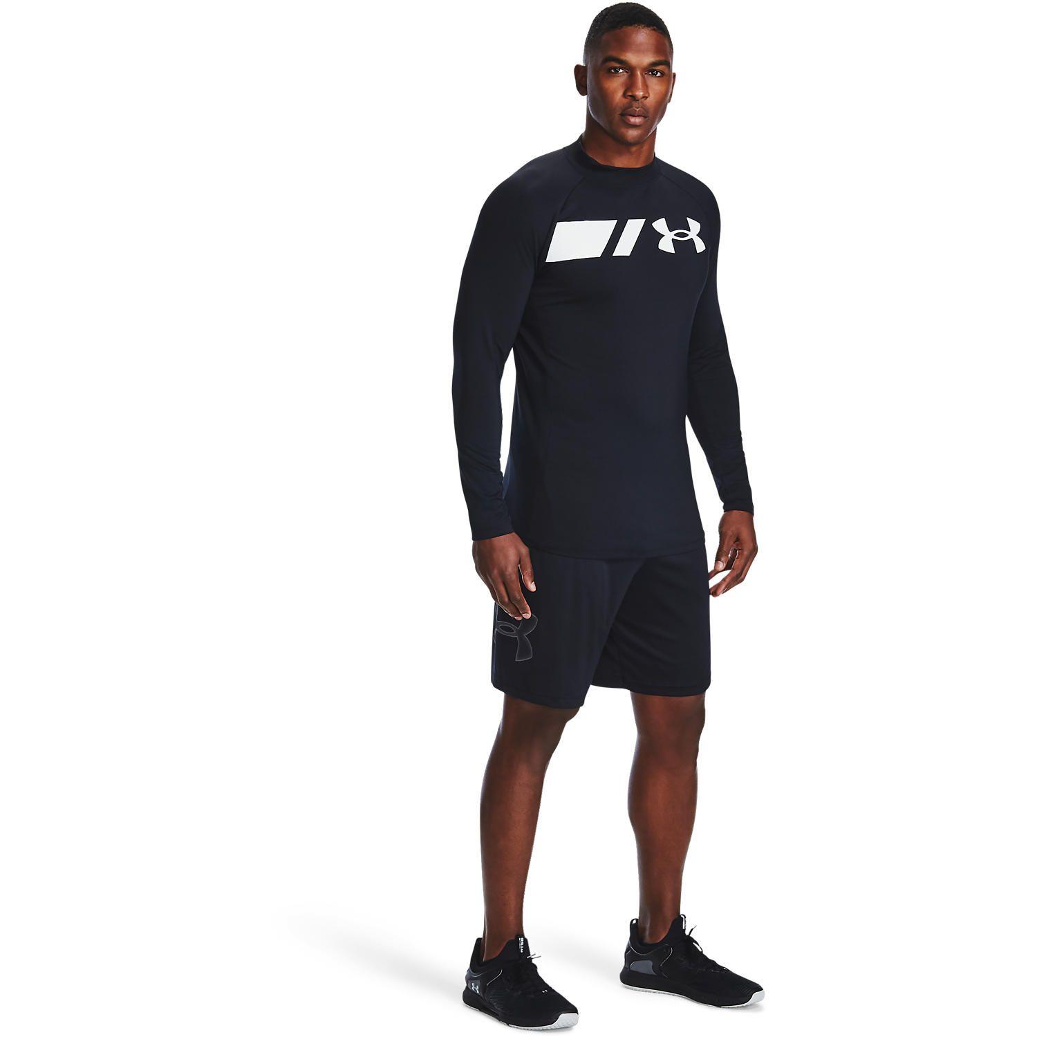 Shorts UA Tech™ Graphic para hombre Negro-3