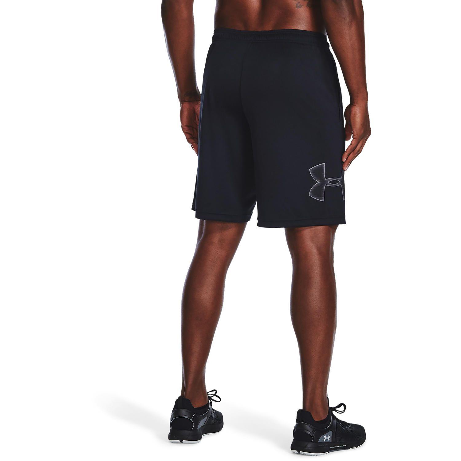 Shorts UA Tech™ Graphic para hombre Negro-4