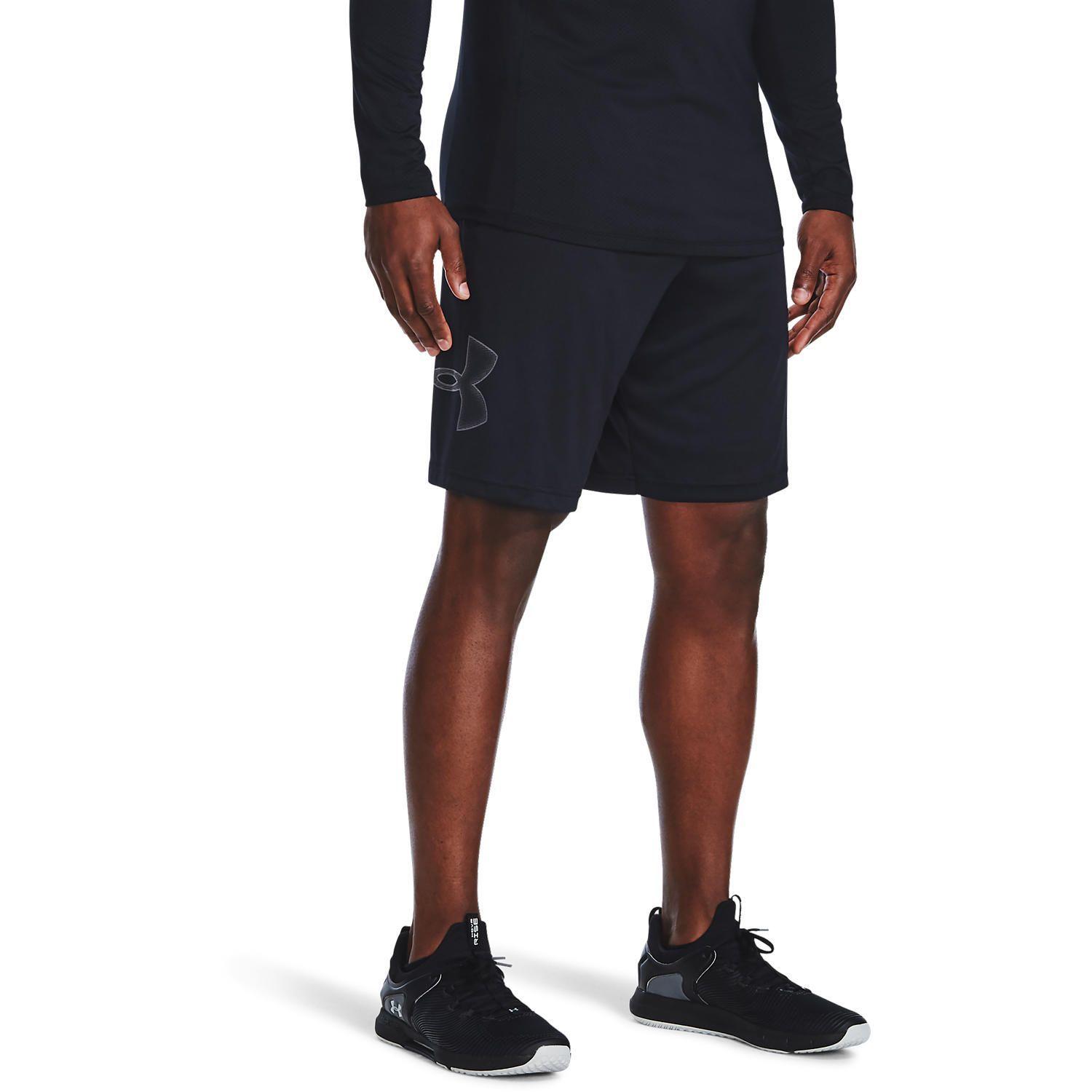 Shorts UA Tech™ Graphic para hombre Negro-0