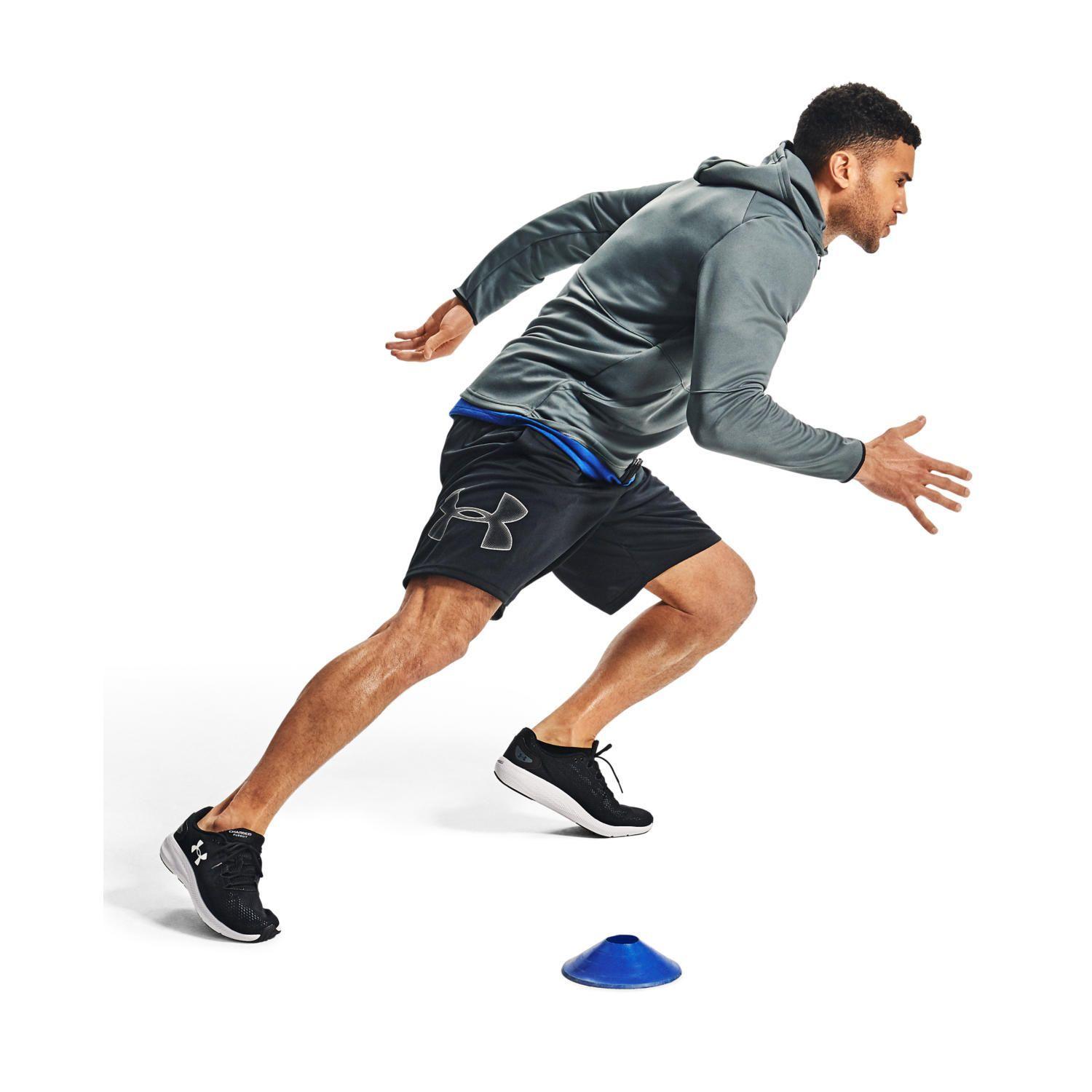 Shorts UA Tech™ Graphic para hombre Negro-2
