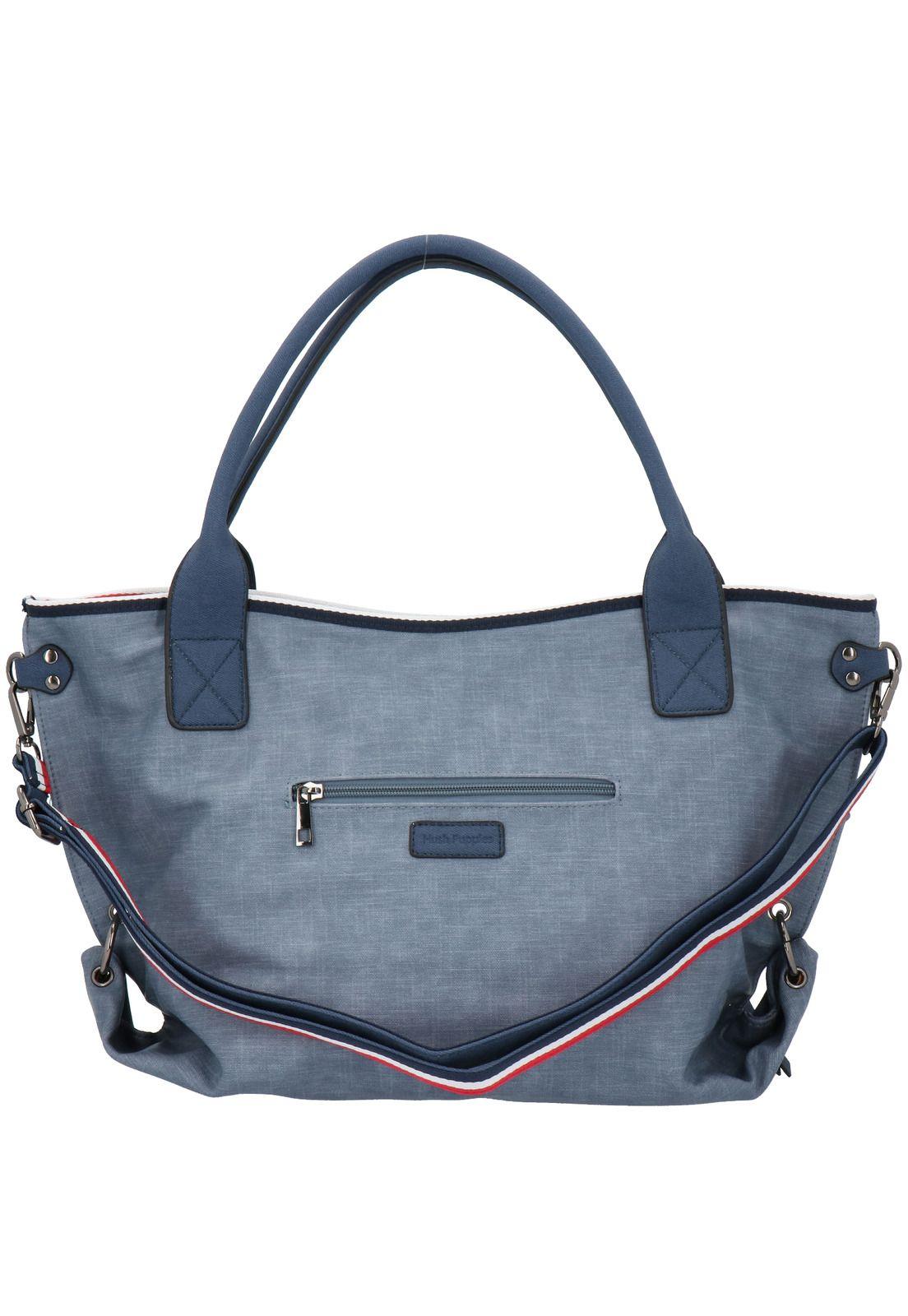 Cartera Calt Tote Azul Mujer-3