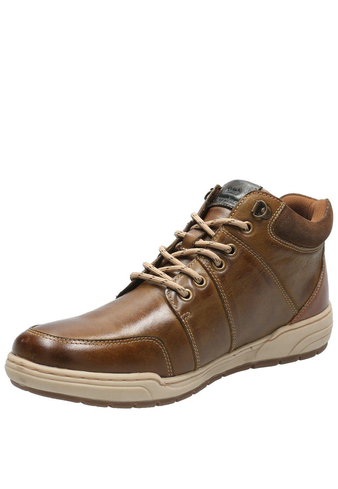 Botin Cuero Hombre Fiord Café-4