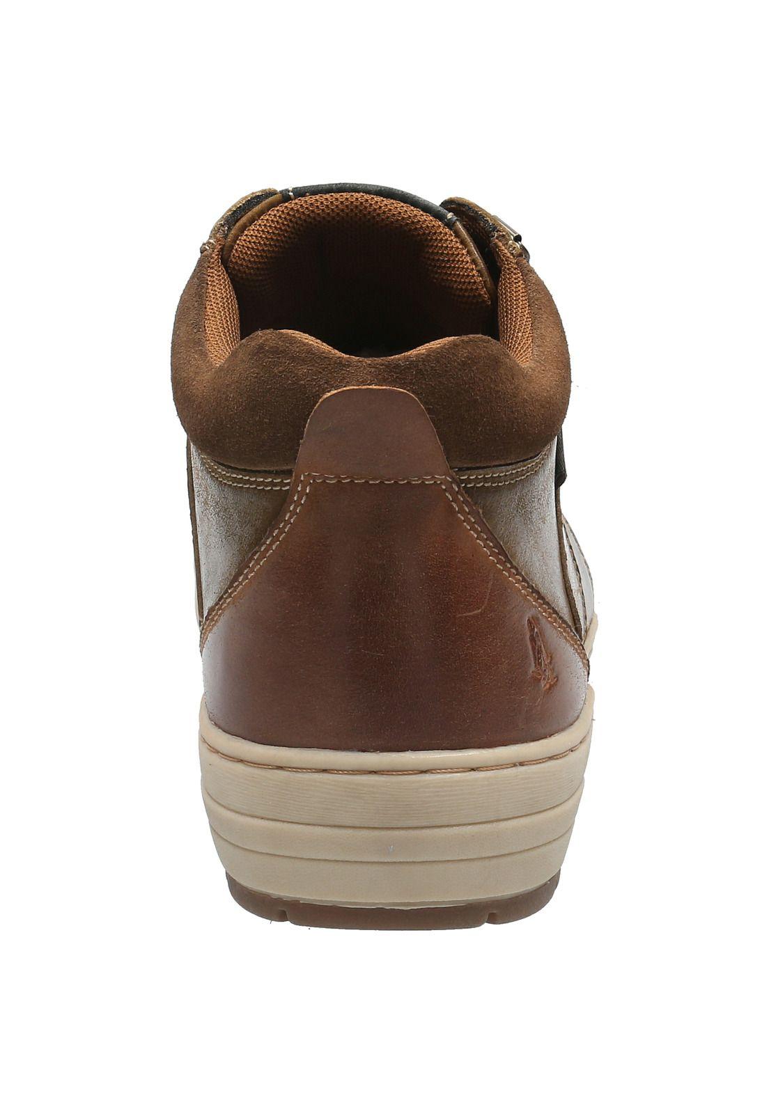 Botin Cuero Hombre Fiord Café-6