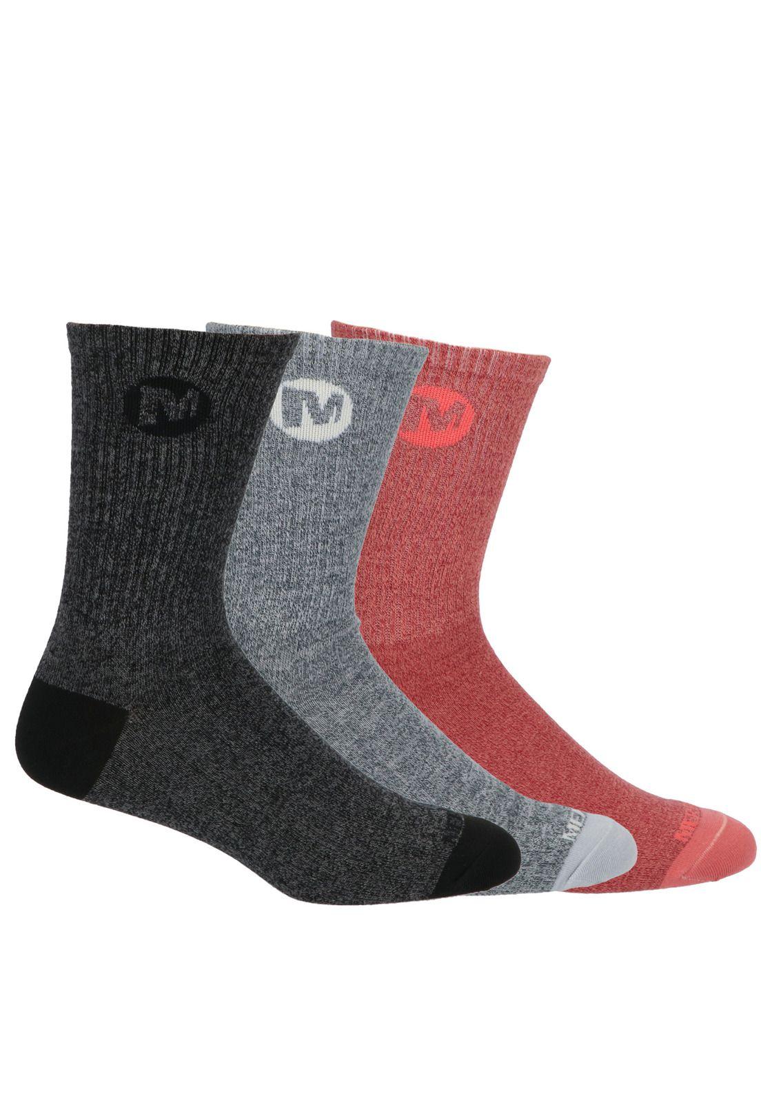 Pack 3 Calcetines Unisex Crew Multicolor-0