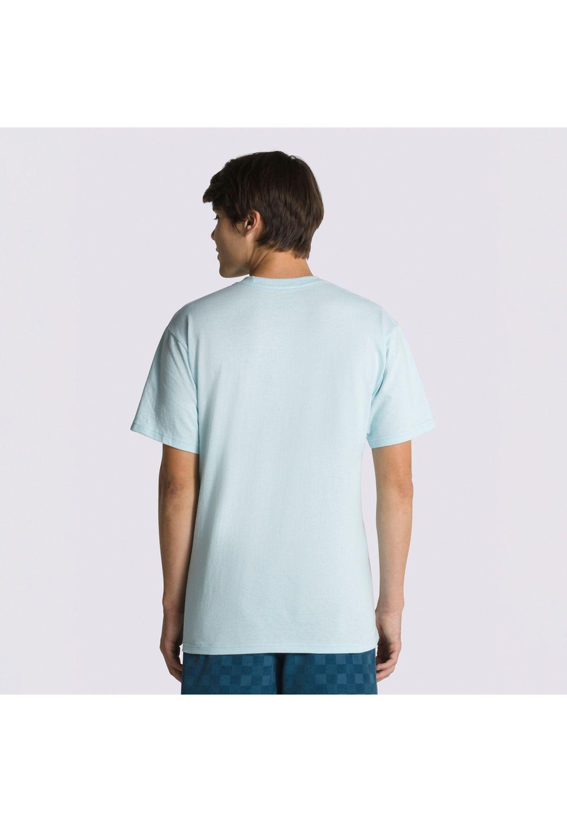 Polera manga corta Unisex Vans Classic Celeste-1