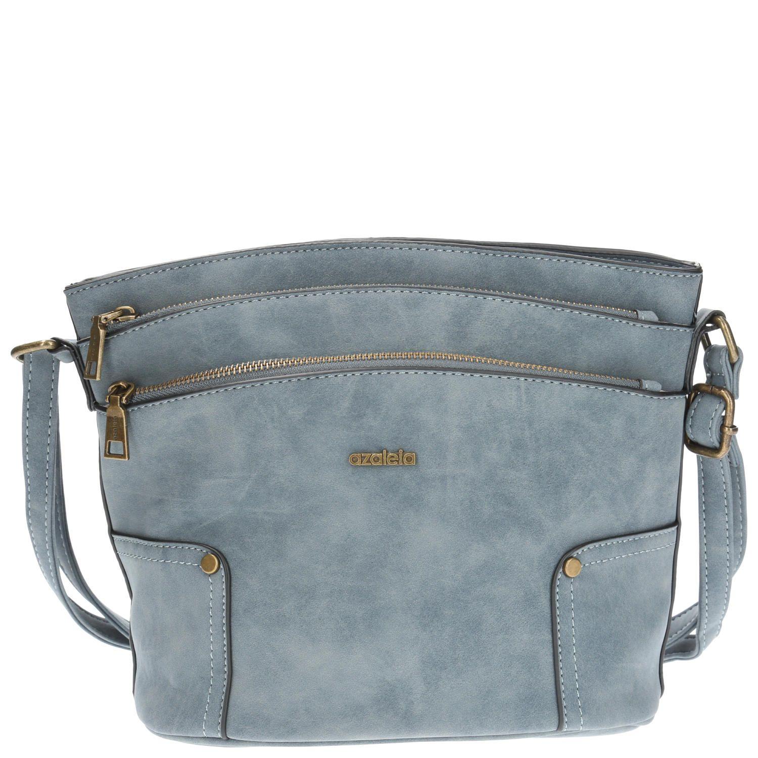 Cartera De Hombro Casual Finn Cross Azul Mujer-0