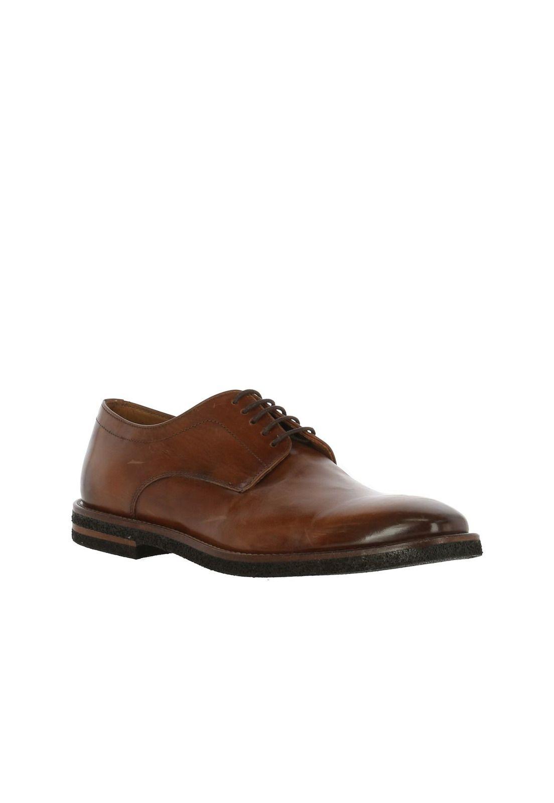 Zapato Cuero Lewis Cognac-0