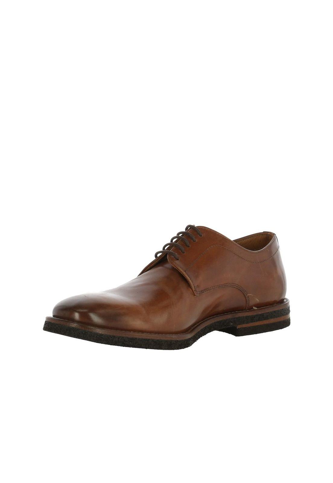 Zapato Cuero Lewis Cognac-1