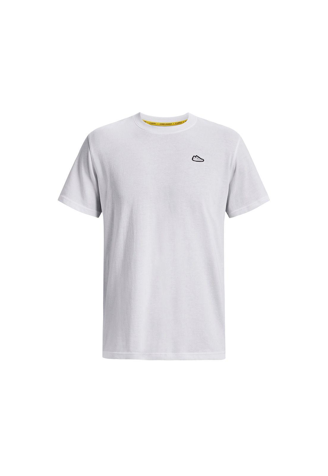 Polera M/C Baseballhw Curry Cook Blanco Hombre-0