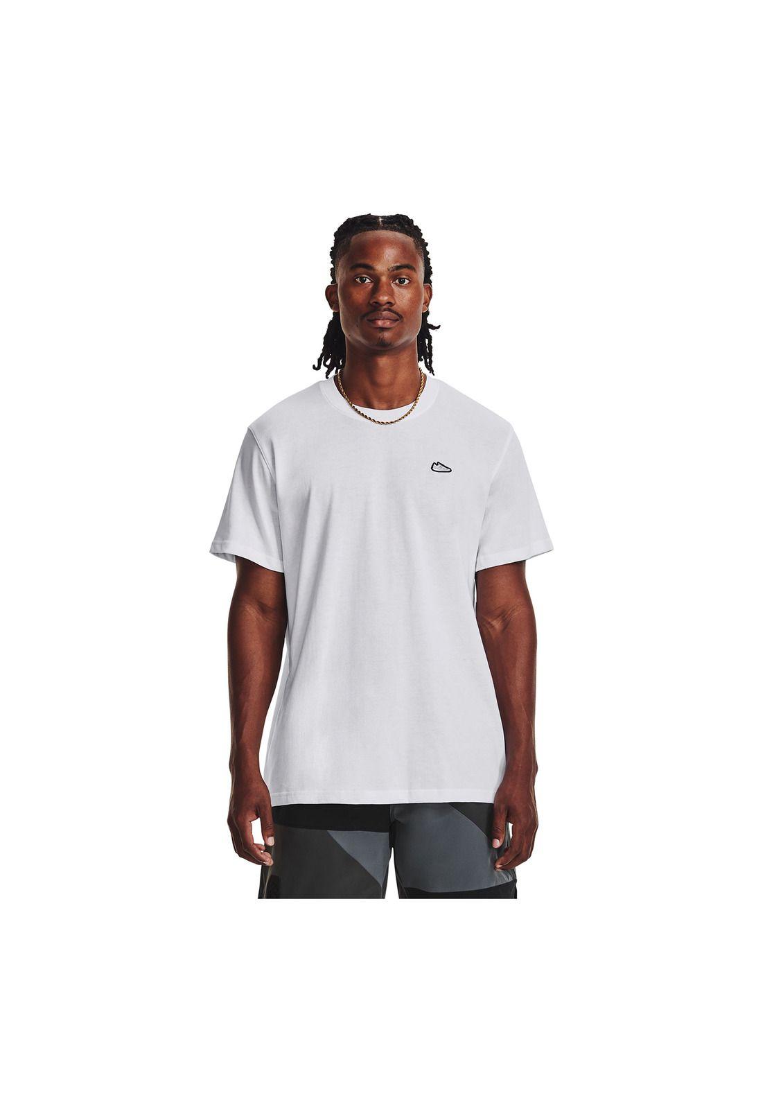 Polera M/C Baseballhw Curry Cook Blanco Hombre-3