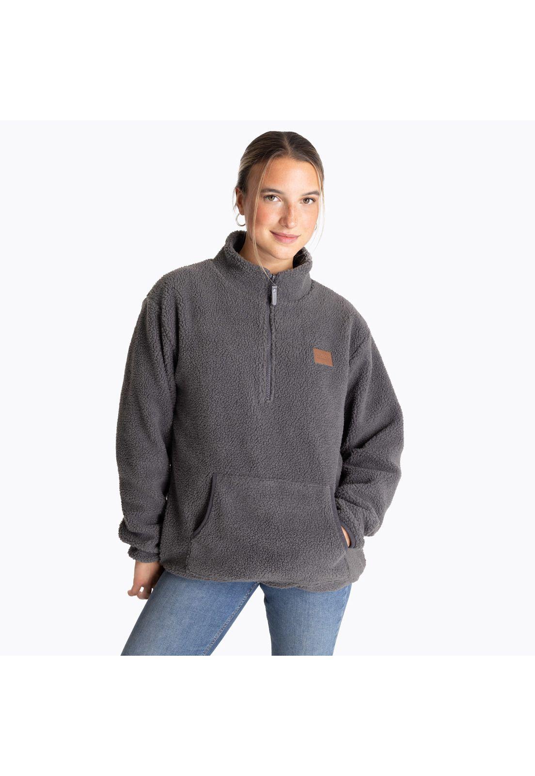 Polar Mujer Mars Sherpa 1/4 Plomo-0