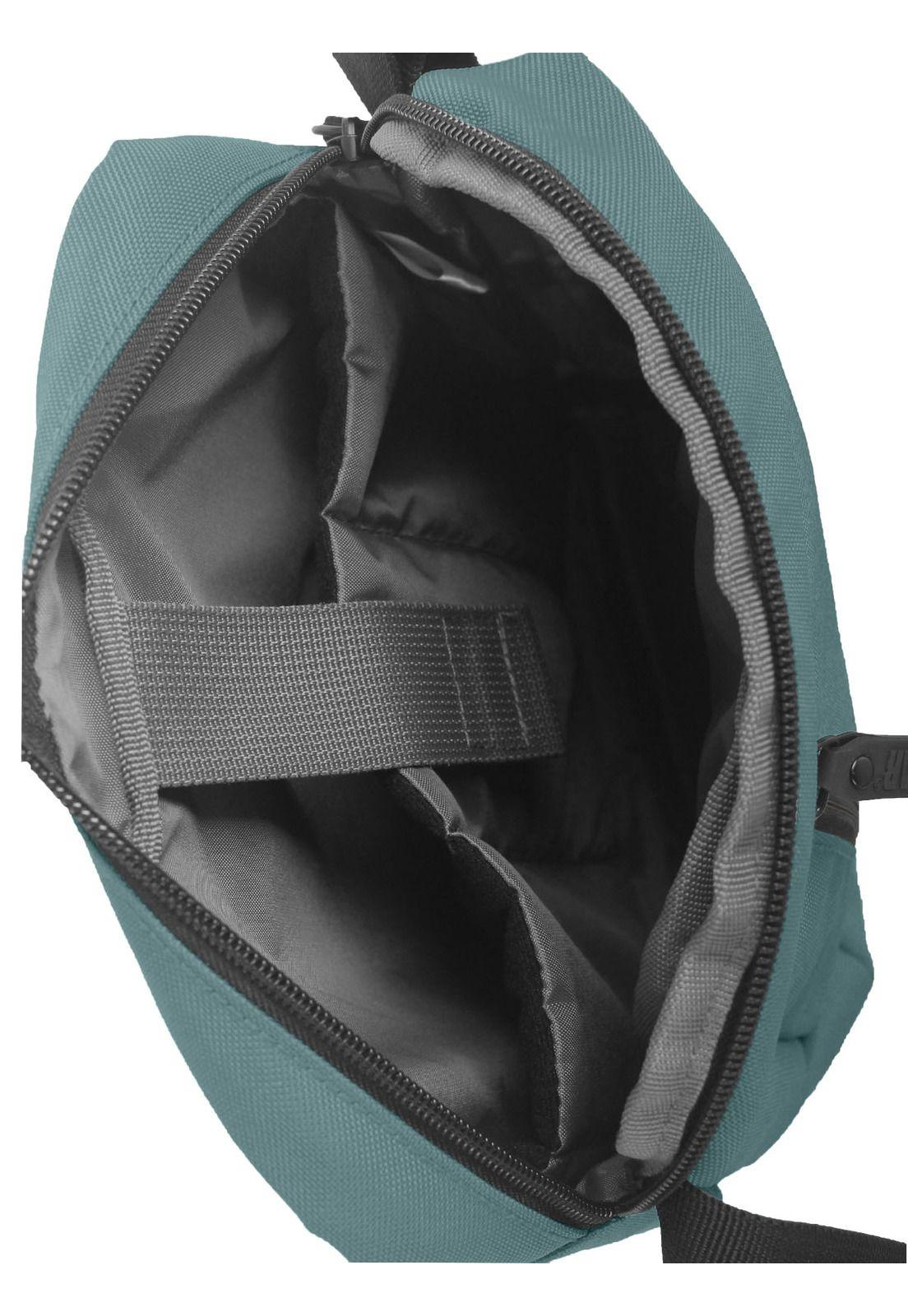 Bolso Tablet Shoulder Bag Unisex Verde Petróleo-3