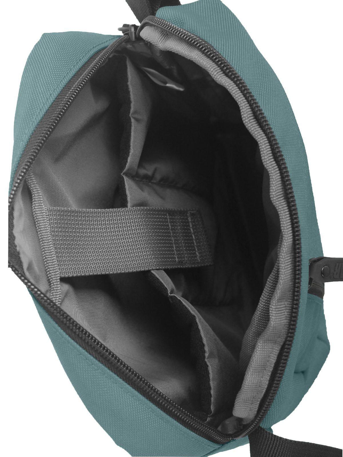 Bolso Tablet Shoulder Bag Unisex Verde Petróleo-3