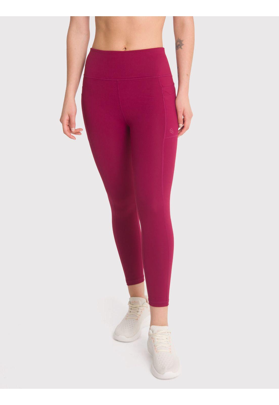 Calza deportiva Mujer Rose Burdeo-3