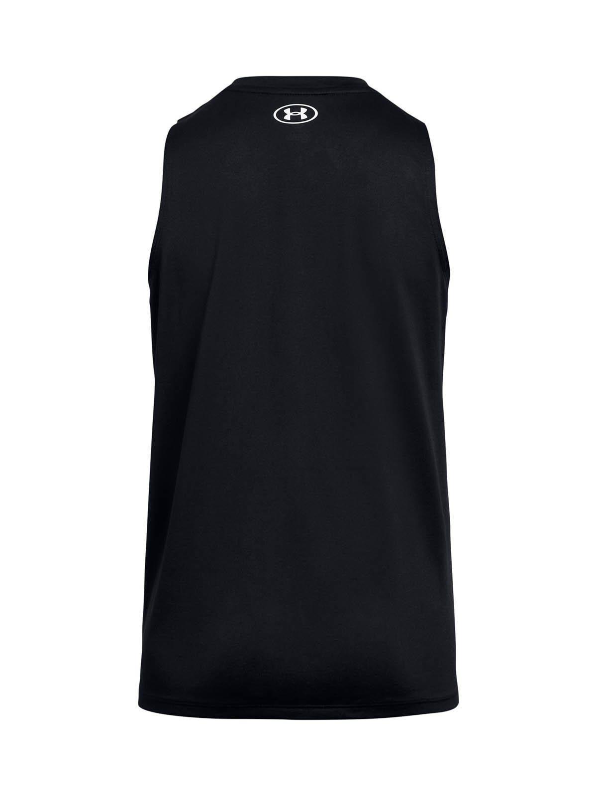 Polera sin mangas UA Tech Negro para mujer-1