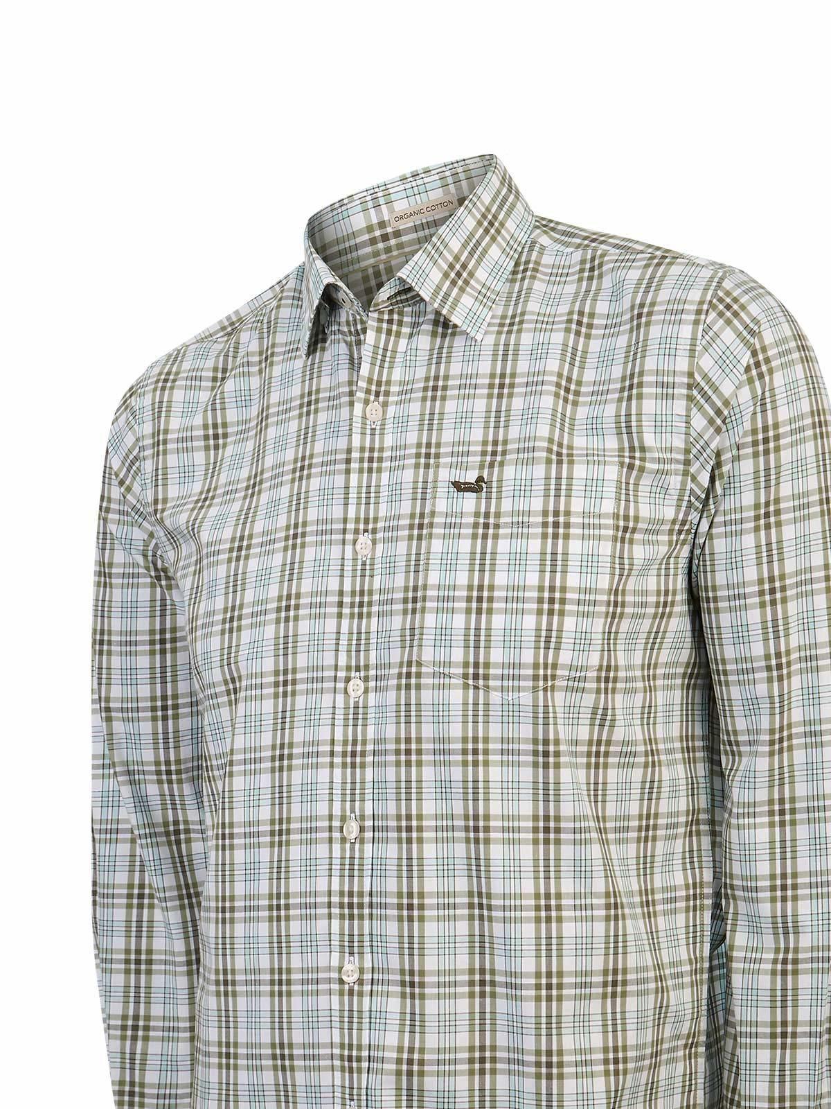 Camisa Algodón Orgánico Hombre Lighter Verde-3