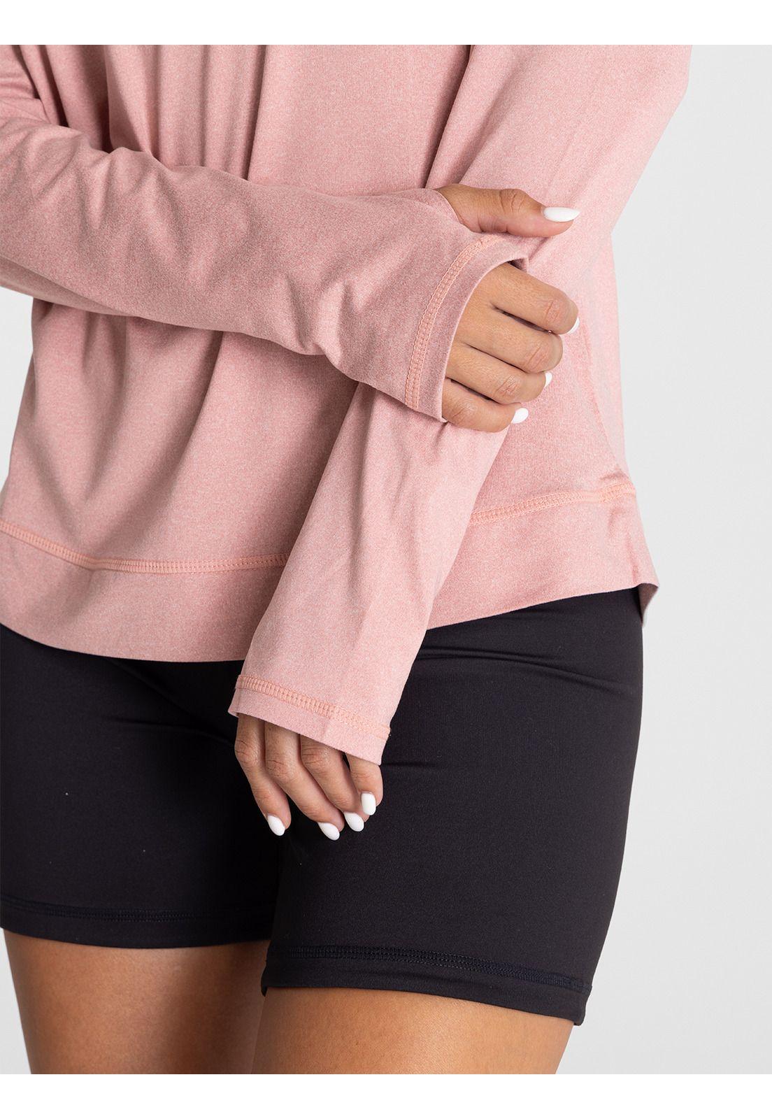 Polera manga larga Mujer Tech Long Sleeve Rosada-5