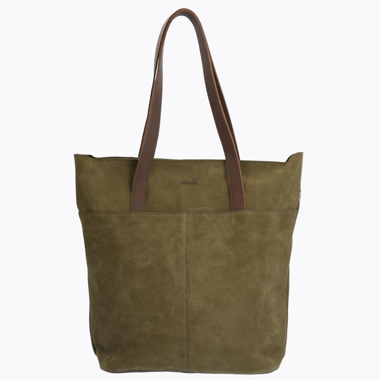 Cartera Cuero Mujer Allie Tote Verde-0