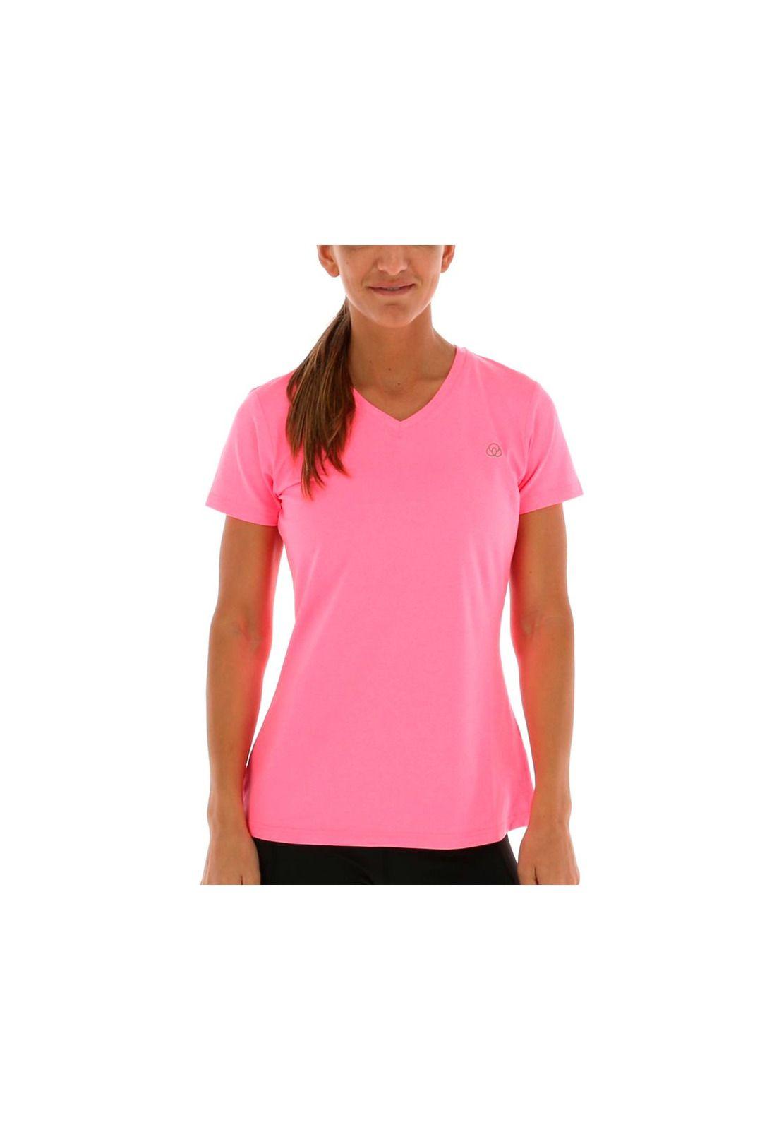 Polera M/C T-Shirt V Neck Ii Fucsia-0
