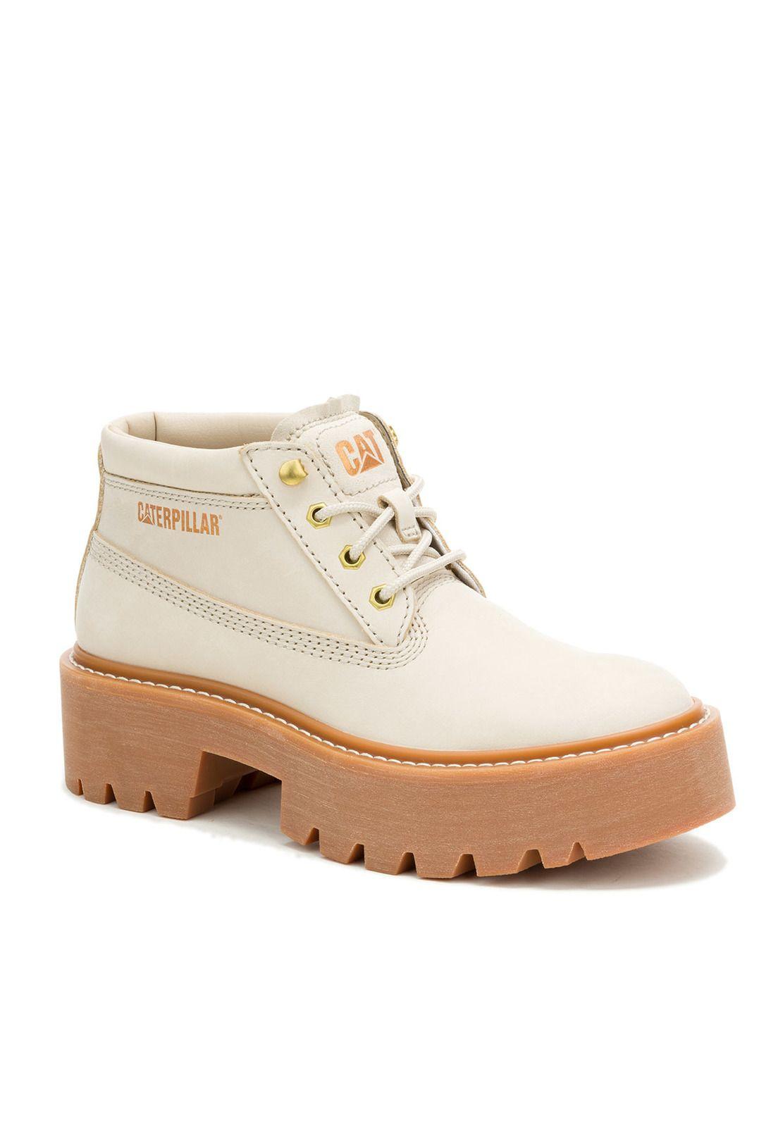 Botín Colorado Max Chukka Mujer Beige-0