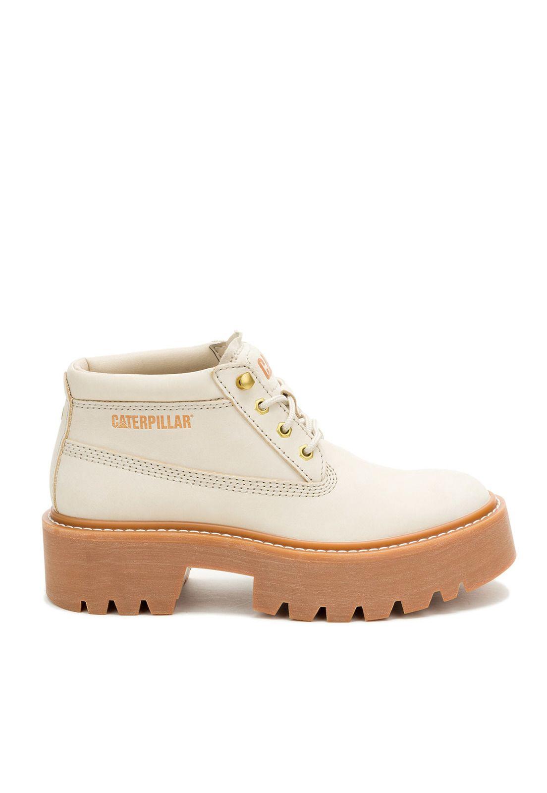 Botín Colorado Max Chukka Mujer Beige-1