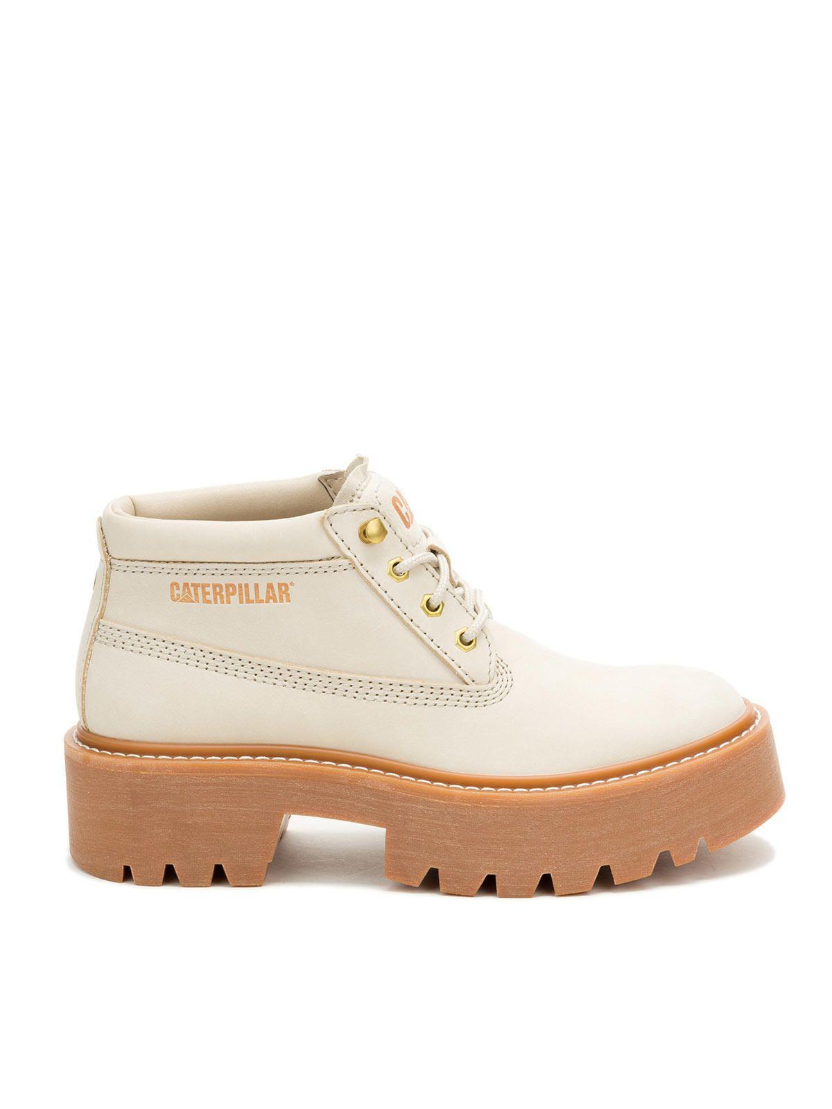 Botín Colorado Max Chukka Mujer Beige-1