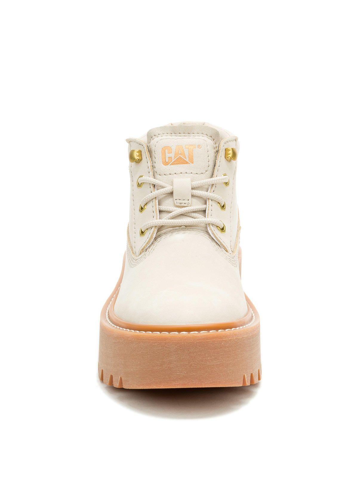 Botín Colorado Max Chukka Mujer Beige-4