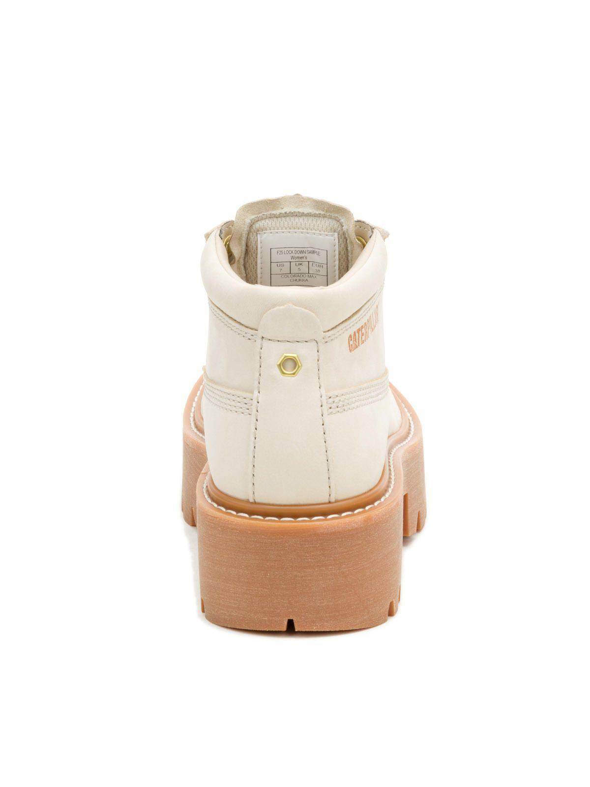 Botín Colorado Max Chukka Mujer Beige-5