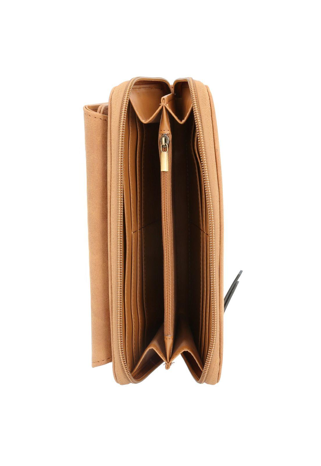 Billetera Mujerhp Felicity Wallet Café-2