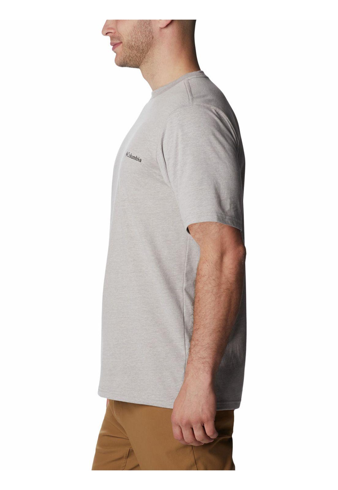 Polera M/C Csc Basic Logo S/S Gris Hombre-1