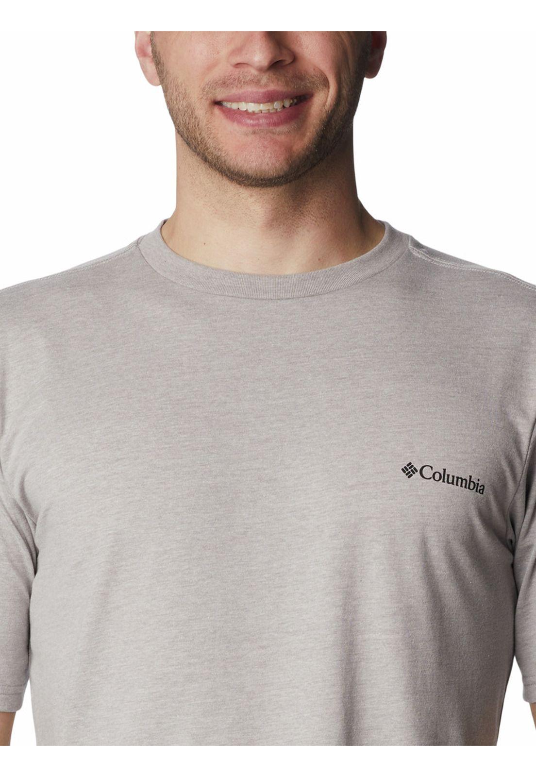 Polera M/C Csc Basic Logo S/S Gris Hombre-3