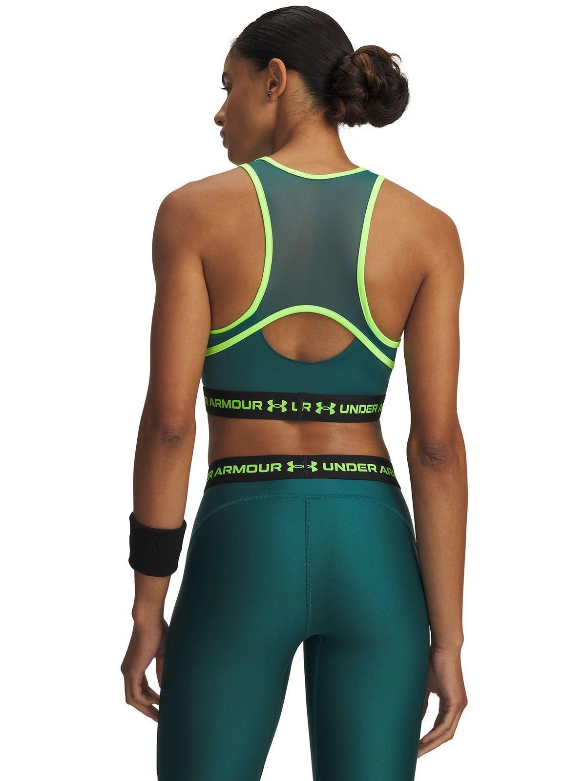 Primera Capa Superior Mujer Heatgear Mesh Tank Verde-1