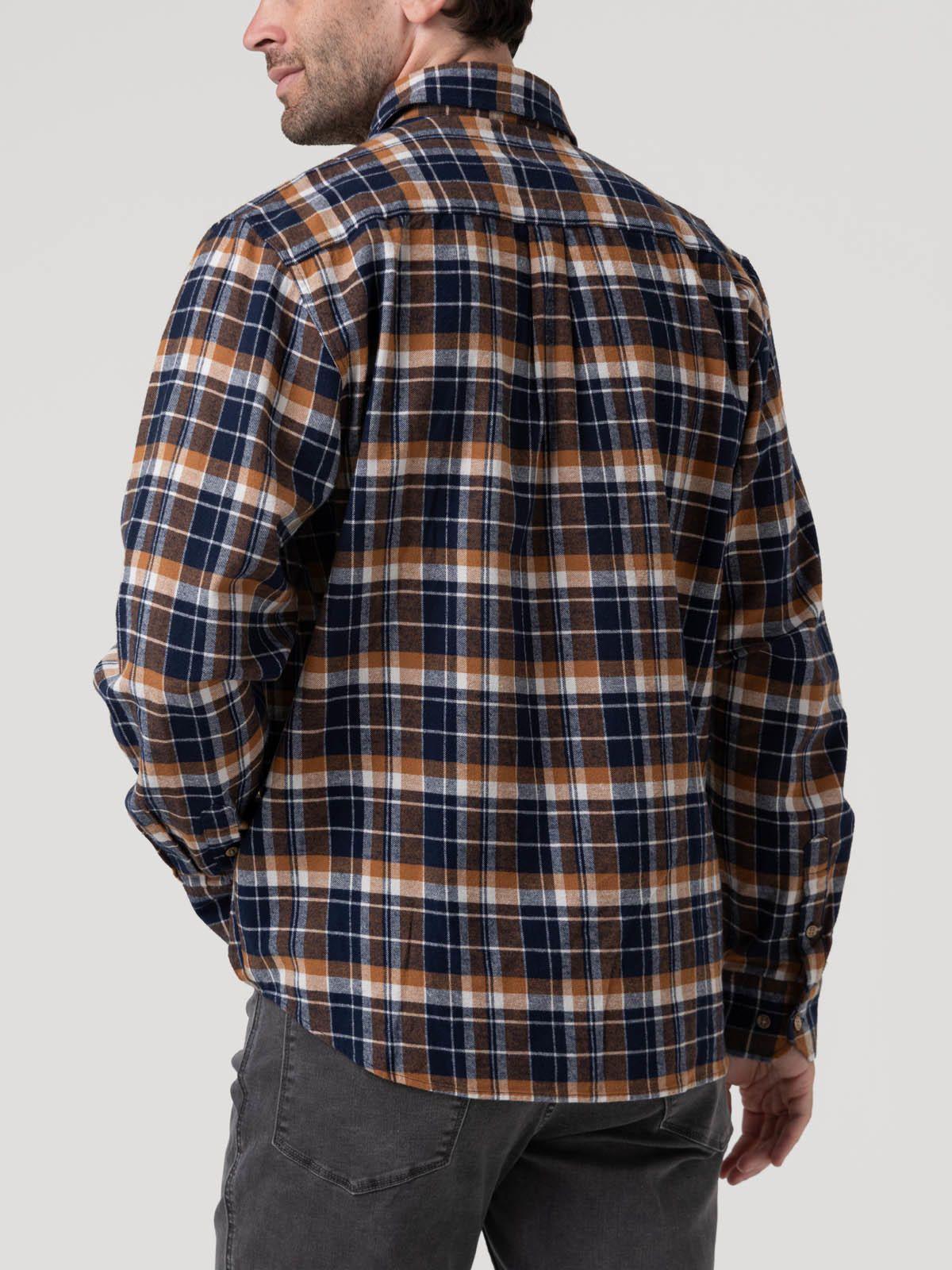 Camisa Algodón Orgánico Azul Hombre Padua-5
