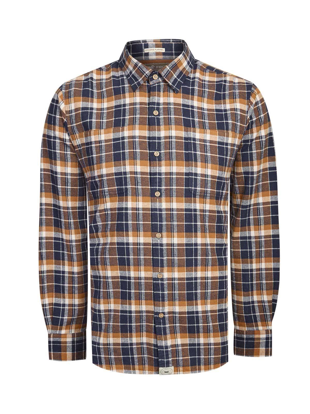 Camisa Algodón Orgánico Azul Hombre Padua-0