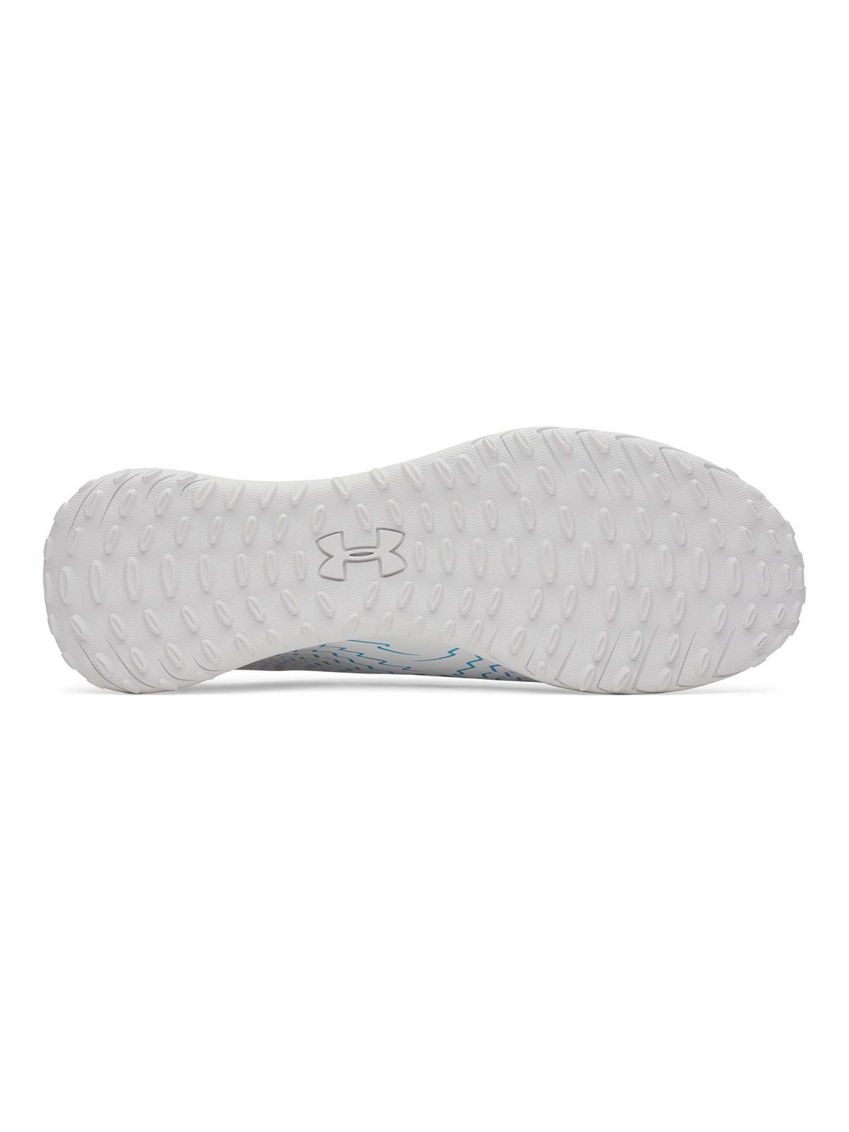 Zapatilla UA Shadow Club 4 Turf Blanco Unisex-3