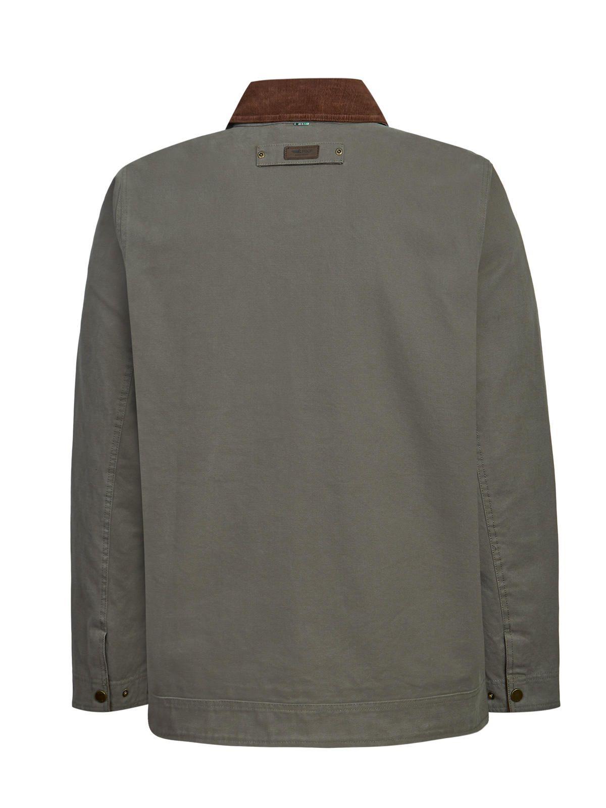 Chaqueta Algodón Orgánico Hombre Arven Café-1